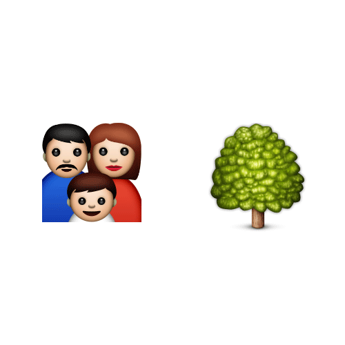 Emoji Quiz 3 answer: FAMILY TREE