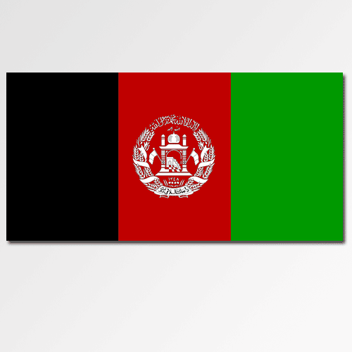 Flaggen answer: AFGHANISTAN