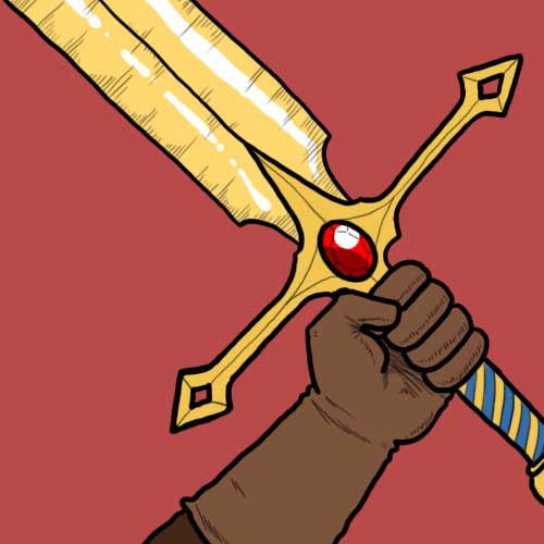 Fairy Tales answer: THE GOLDEN BLADE