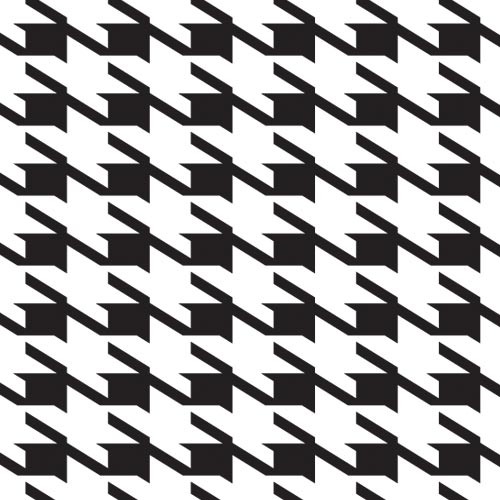 Fashion answer: HOUNDSTOOTH