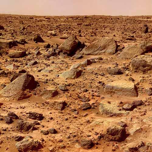 Space answer: MARS SURFACE