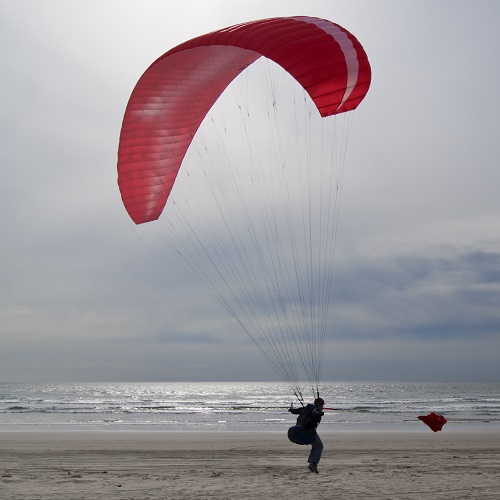 Sports answer: PARAGLIDING