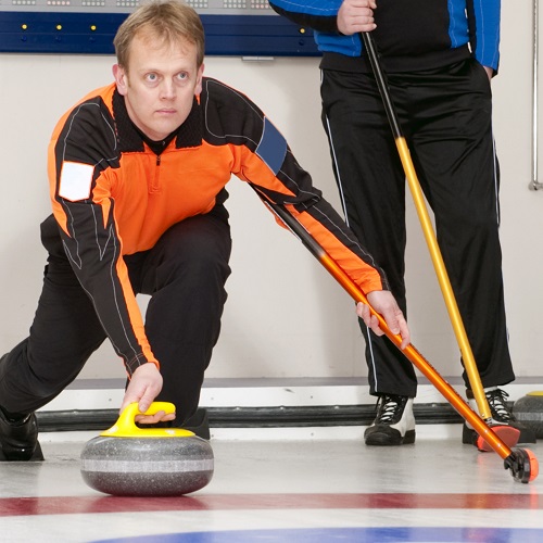Sports answer: CURLING