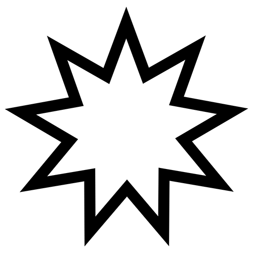 Symbols answer: BAHAI STAR