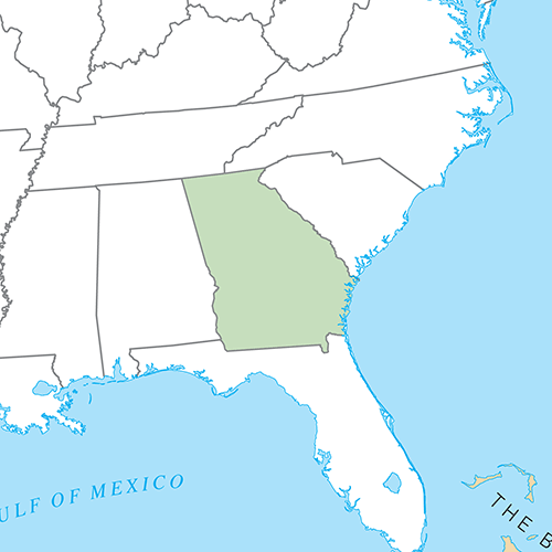 US States answer: GEORGIA