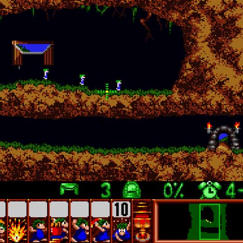 Video Games answer: LEMMINGS