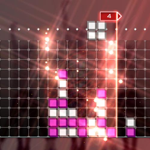 Video Games 2 answer: LUMINES