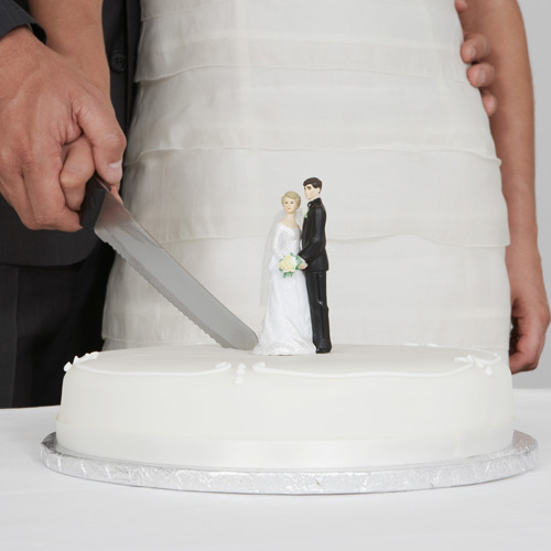 Weddings answer: CUTTING THE CAKE
