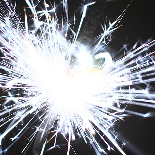 Winter answer: SPARKLERS