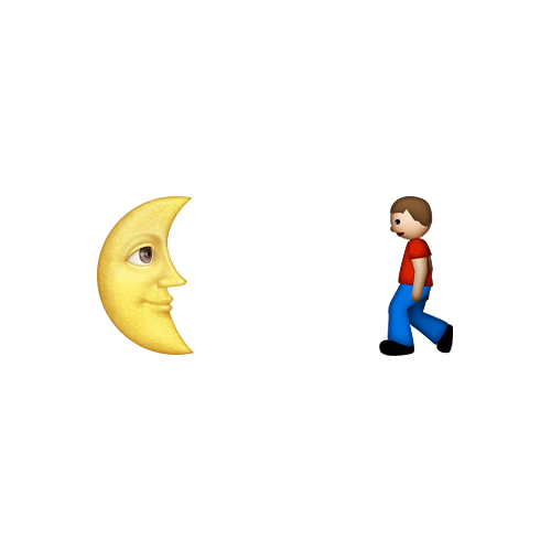 Emoji Quiz 3 answer: MOONWALK