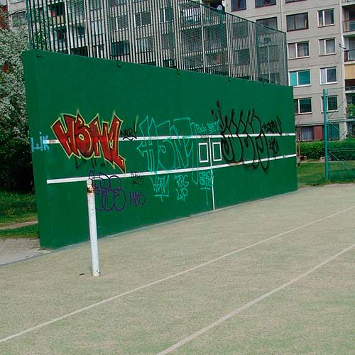 Tennis answer: MURO DE PRÃCTICA