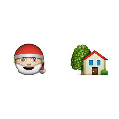 Christmas Emoji answer: SANTAS GROTTO