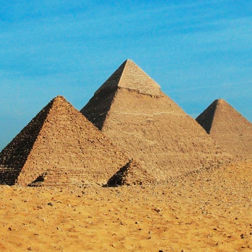 Monuments answer: PYRAMIDES