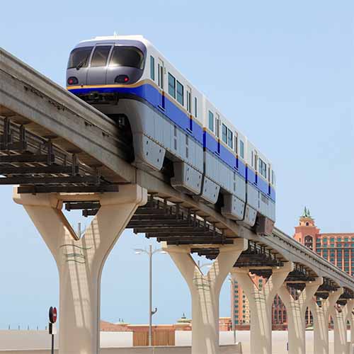 Transports answer: MONORAIL