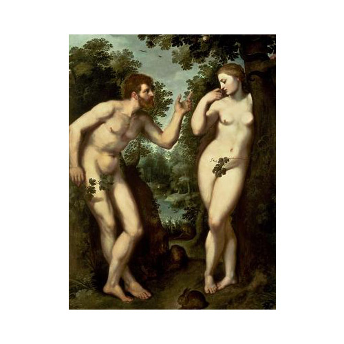 Art answer: ADAM AND EVE
