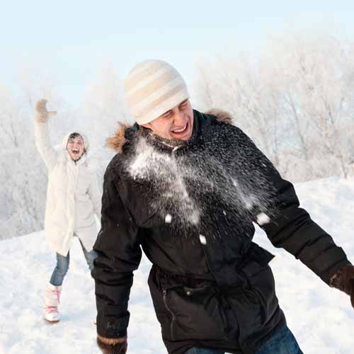 Christmas answer: SNOWBALL FIGHT