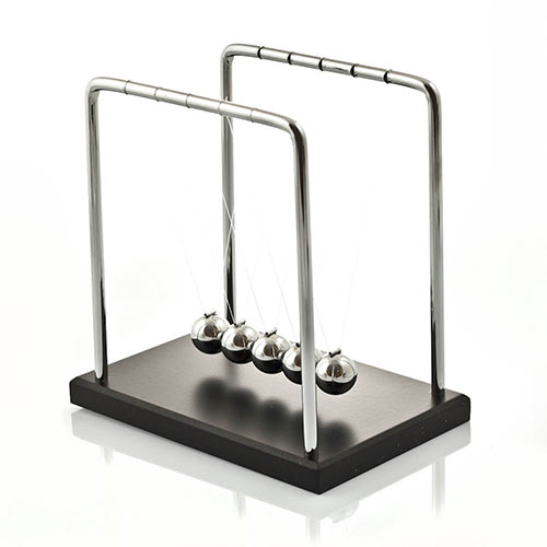 Gadgets answer: NEWTONS CRADLE