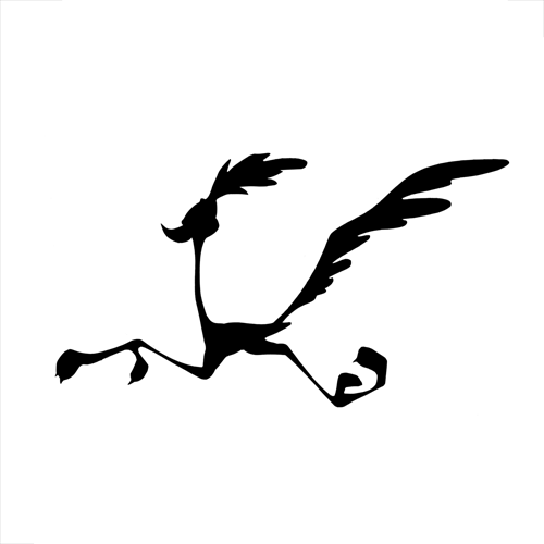 Silhouettes answer: ROAD RUNNER