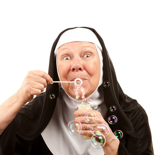 3 Letter words answer: NUN
