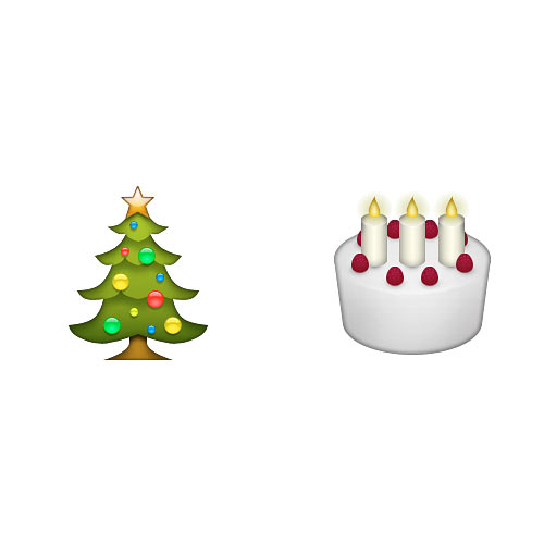 Christmas Emoji answer: CHRISTMAS CAKE