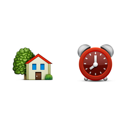Christmas Emoji answer: HOME TIME