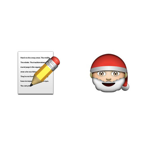Christmas Emoji answer: LETTER TO SANTA