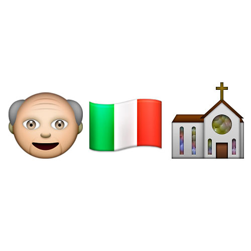 Christmas Emoji answer: THE POPE