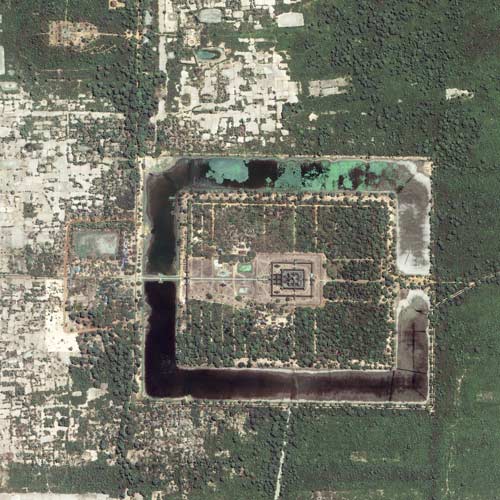 Earth from Above answer: ANGKOR WAT