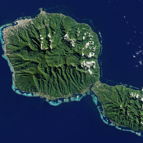 Earth from Above answer: TAHITI