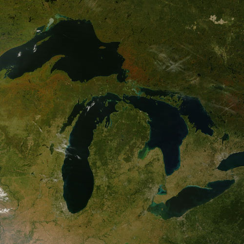 Earth from Above answer: THE GREAT LAKES