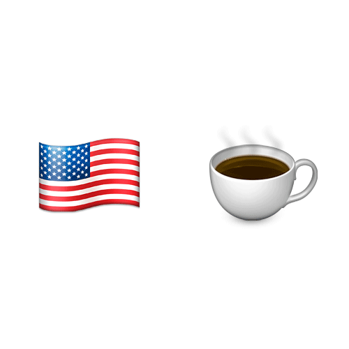 Emoji 2 answer: AMERICANO