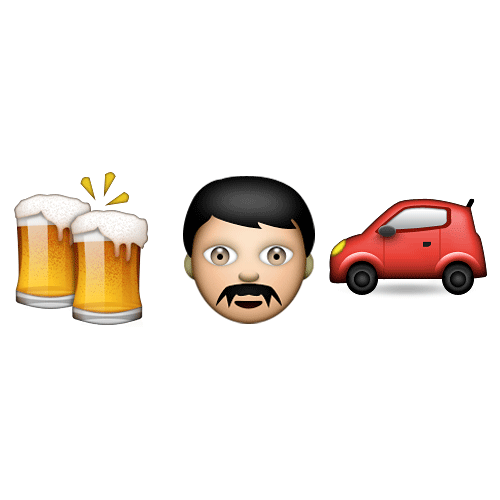 Emoji 2 answer: DRINK DRIVING