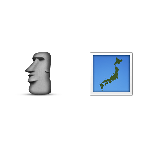 Emoji 2 answer: EASTER ISLAND