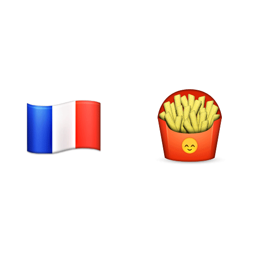 Emoji 2 answer: FRENCH FRIES