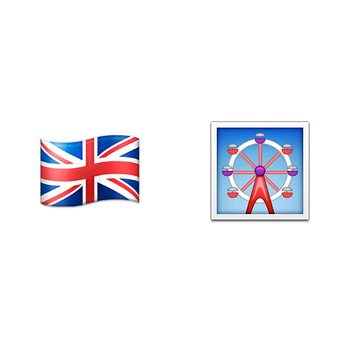 Emoji 2 answer: LONDON EYE