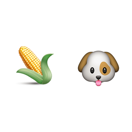 Emoji Quiz 3 answer: CORN DOG