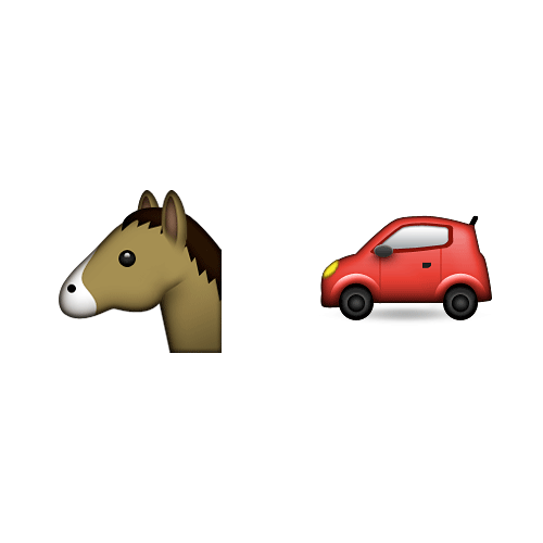 Emoji Quiz 3 answer: HORSEPOWER