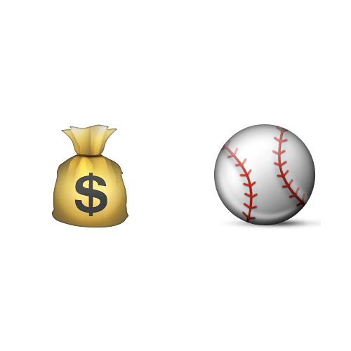 Emoji Quiz 3 answer: MONEYBALL