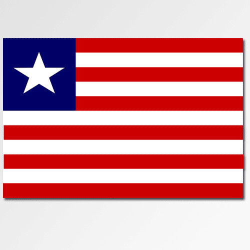 Flaggen answer: LIBERIA