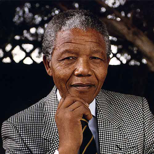 Geschichte answer: NELSON MANDELA