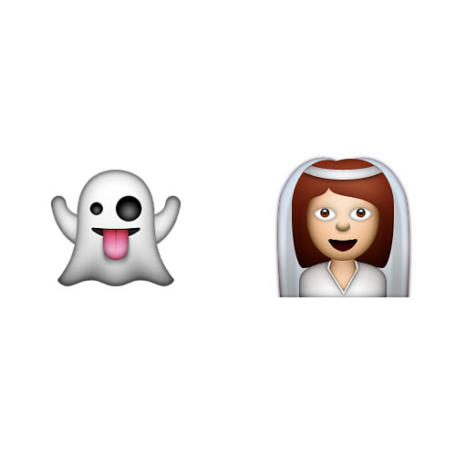 Halloween Emoji answer: GHOST BRIDE
