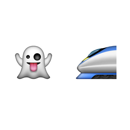 Halloween Emoji answer: GHOST TRAIN