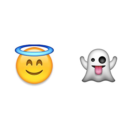 Halloween Emoji answer: HOLY GHOST