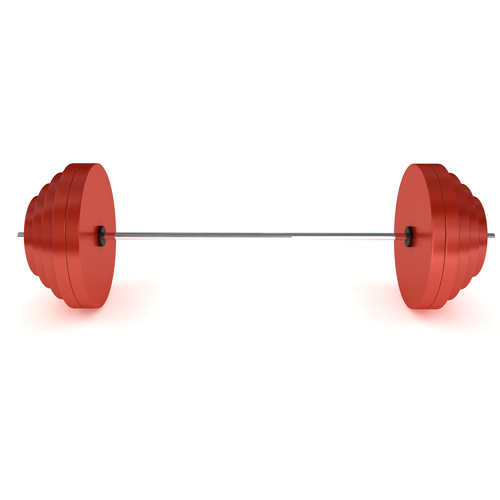 Keep Fit answer: BARBELL