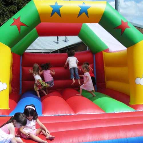 Party answer: BOUNCY CASTLE