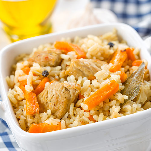 P is for... answer: PILAF