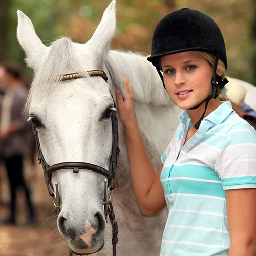Q is in... answer: EQUESTRIAN