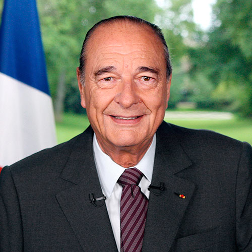 Q is in... answer: JACQUES CHIRAC
