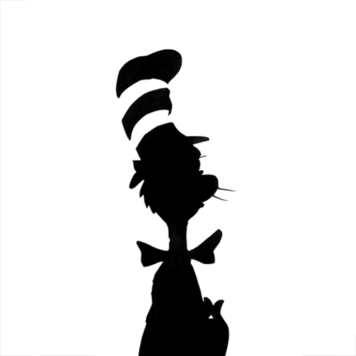 Silhouetten answer: CAT IN THE HAT