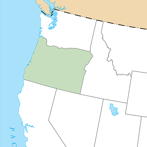 US Staaten answer: OREGON